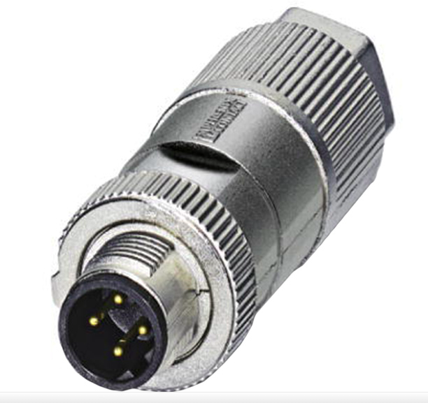 Conector circular con posiciones Clavija de conexión, clavijas macho Conector con desplazamiento de aislante (IDC